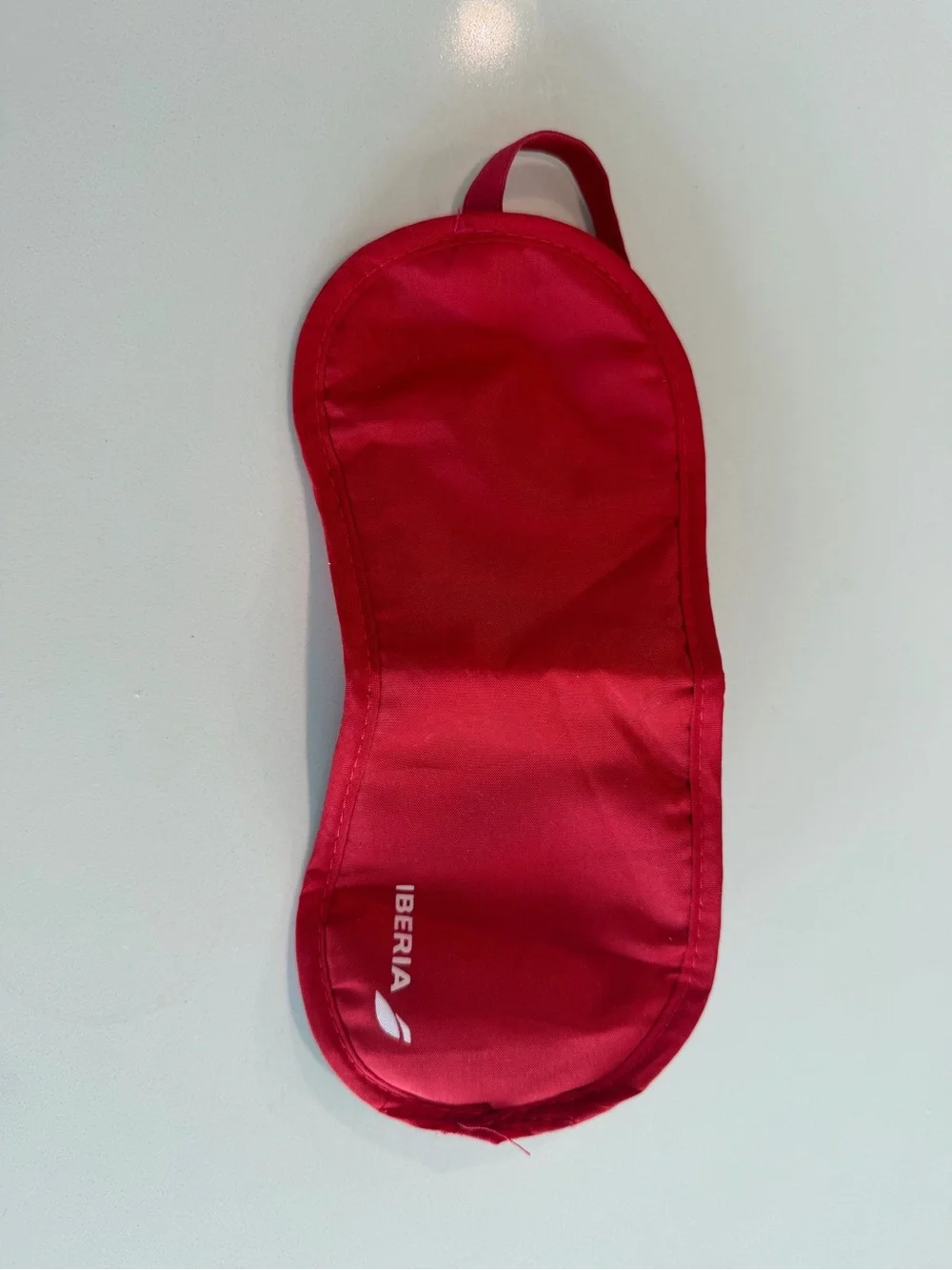 Bundle of 2 Travel Eye Mask for Comfortable Sleep- 1 red of Iberia and one black